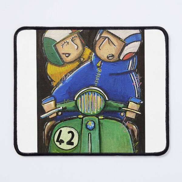 Item preview, Classic Scooter | Vintage Scooter Riders | Retro Mod Inspired Art designed and sold by GWARTGB.