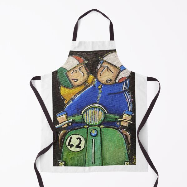 Item preview, Classic Scooter | Vintage Scooter Riders | Retro Mod Inspired Art designed and sold by GWARTGB.