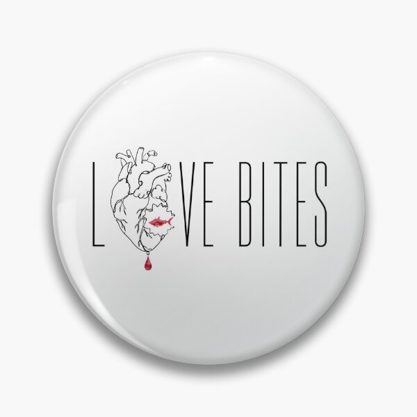 Item preview, Love Bites Anatomical Heart Anti Valentine Shark designed and sold by chattsuede.