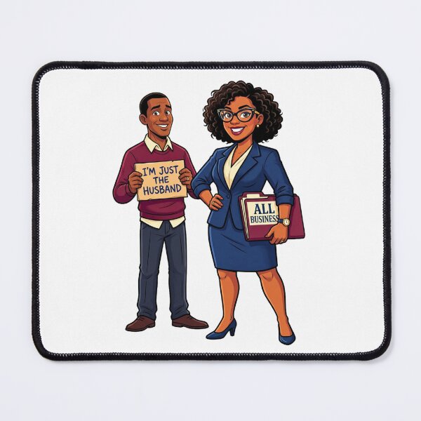 Item preview, She's All Business, I'm Just The Husband - Funny Power Couple designed and sold by BumbleBloom7.