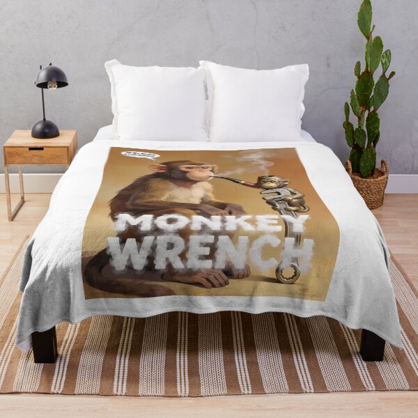 Item preview, Left Handed Monkey Wrench Print designed and sold by Lichentroupe63.