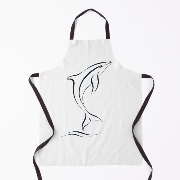 Item preview, Elegant Dolphin One Line Art designed and sold by Helenaphotoart.
