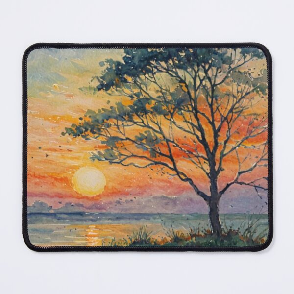 Item preview, Sunset at the lakeshore designed and sold by sid1802.