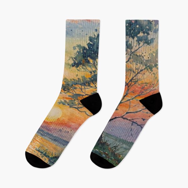 Item preview, Sunset at the lakeshore designed and sold by sid1802.