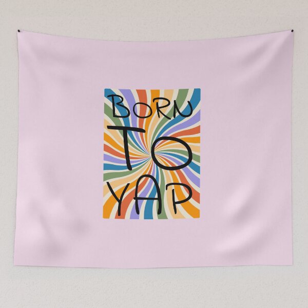 Item preview, Born to Yap forced to lock in| Funny Meme Shirt | Internet Humor | Gen Z Slang | Gift for Chatty People designed and sold by Creations by lyne.