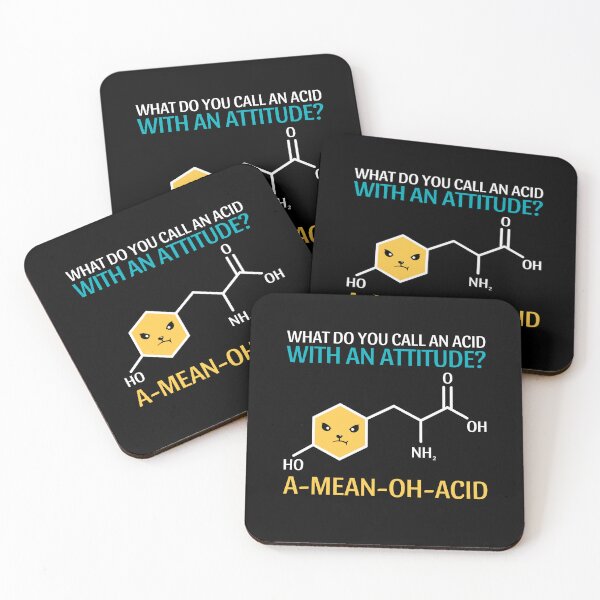 Item preview, Funny Nerdy A Mean Oh Acid Funny Chemistry Science Pun Teacher designed and sold by MathWare MathClips.