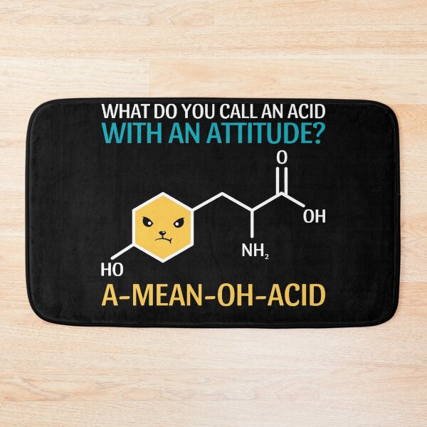 Item preview, Funny Nerdy A Mean Oh Acid Funny Chemistry Science Pun Teacher designed and sold by MathWare MathClips.