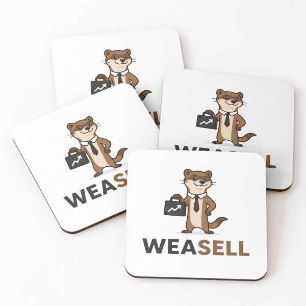 Item preview, Funny Weasel Business Pun designed and sold by NicramR.