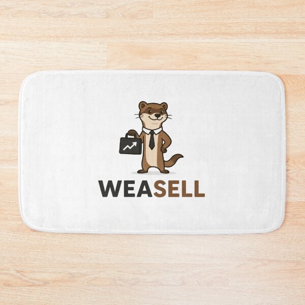 Item preview, Funny Weasel Business Pun designed and sold by NicramR.