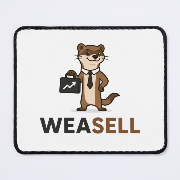 Item preview, Funny Weasel Business Pun designed and sold by NicramR.
