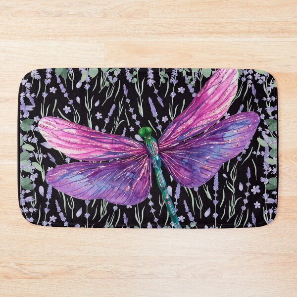 Item preview, Purple Dragonfly in a Lavender Field designed and sold by MountainRoisin.