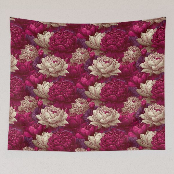 Item preview, Cute Lotus  - Birth Flower Pattern - Gift Ideas For Mom designed and sold by RoyalStarsPatts.