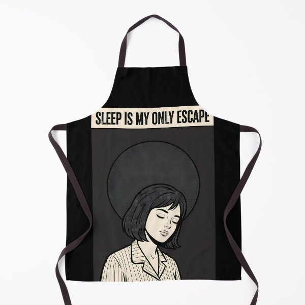 Item preview, Sleep Is My Only Escape Dark Comic Poster designed and sold by DuckOddity.