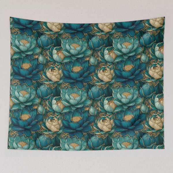 Item preview, Edgy Lotus Print  - Flower Bouquet Pattern - Gift Ideas For Women designed and sold by RoyalStarsPatts.