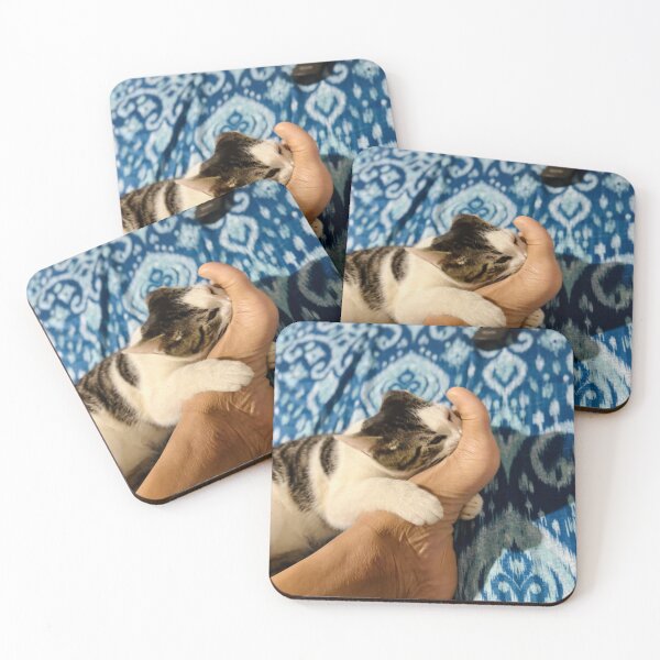 Item preview, Cat Hugging Feet – Soft Indoor Moment designed and sold by QuietBloomDHS.