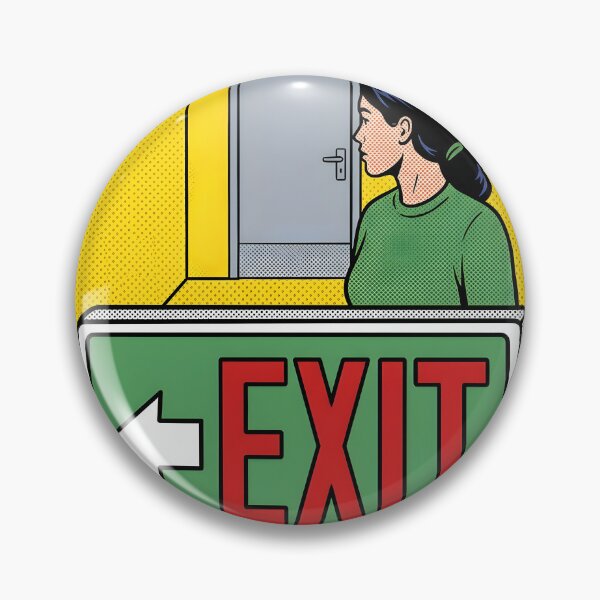 Item preview, There Is No Exit Dark Office Comic Poster designed and sold by DuckOddity.