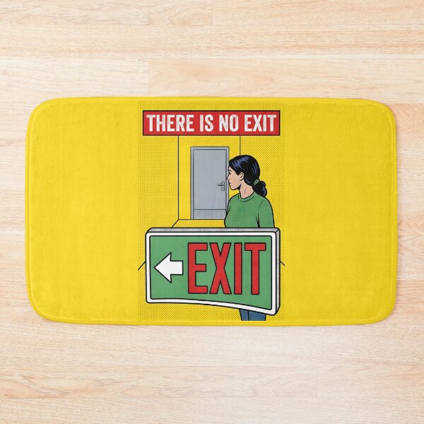 Item preview, There Is No Exit Dark Office Comic Poster designed and sold by DuckOddity.