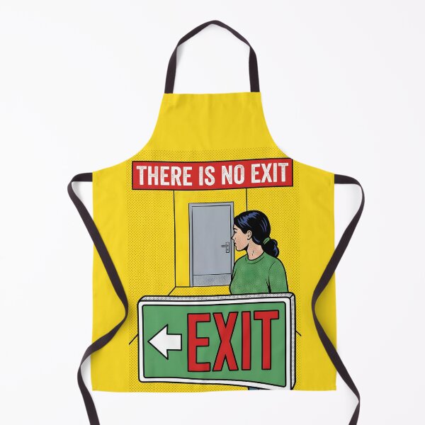 Item preview, There Is No Exit Dark Office Comic Poster designed and sold by DuckOddity.