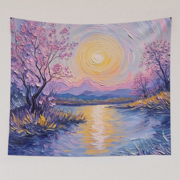 Item preview, Sunset at the lakeshore designed and sold by sid1802.