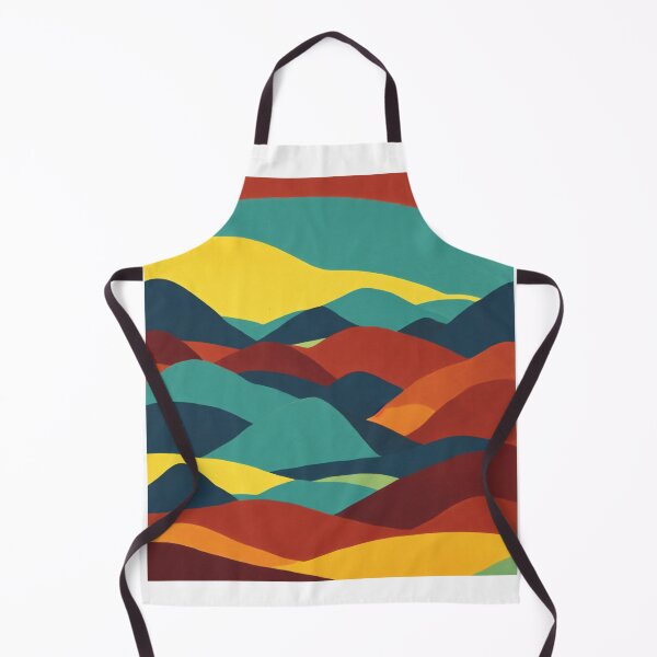 Item preview, Retro Rainbow Rolling Hills Landscape designed and sold by brosky317.