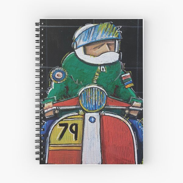 Item preview, Classic Scooter | Vintage Scooter Riders | Retro Mod Inspired Art designed and sold by GWARTGB.