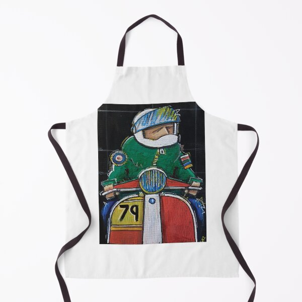 Item preview, Classic Scooter | Vintage Scooter Riders | Retro Mod Inspired Art designed and sold by GWARTGB.
