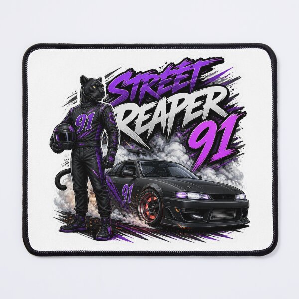 Item preview, Street Reaper Racing Wolf Graphic | JDM Drift Car PNG | Turbo Streetwear Sticker | Japanese Car Enthusiast Gift designed and sold by Stylestickers55.