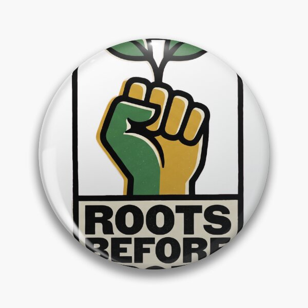 Item preview, Roots Before Profit Eco Protest Poster Design designed and sold by Ninjacatoff.