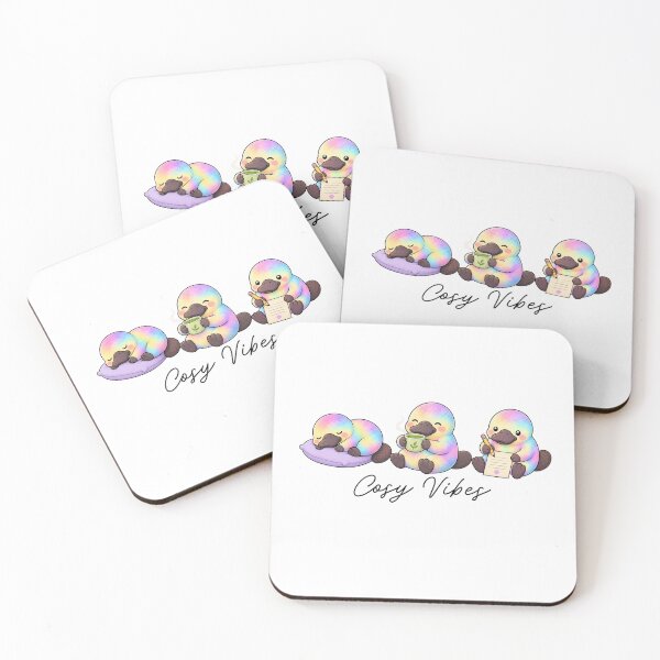 Item preview, Cute kawaii rainbow Duckbill platypus designed and sold by BritishDelights.