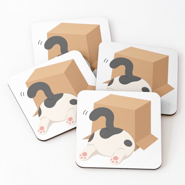 Item preview, Cat Trapped Playing in a Box designed and sold by Kat Designs Store.