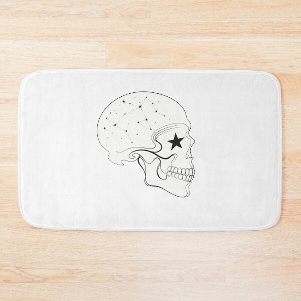 Item preview, Minimalist Celestial Skull Constellation Star Eye designed and sold by chattsuede.