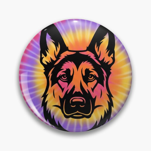 Item preview, German Shepherd Tie-Dye Swirl Portrait Design designed and sold by Ninjacatoff.