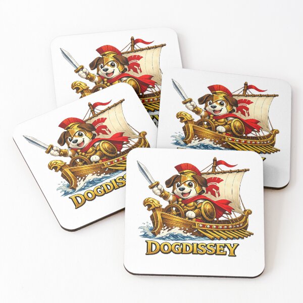 Item preview, Dogdissey Warrior Dog in Ancient Ship designed and sold by RaulWeirdAndFun.