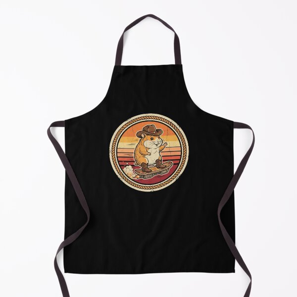 Item preview, Retro Hover Skateboard Hamster Vintage Badge designed and sold by DuckOddity.