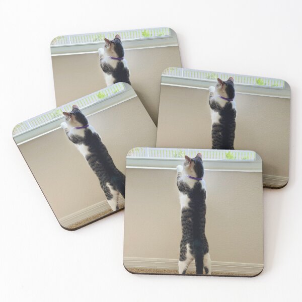 Item preview, Cat at the Window – Quiet Watch designed and sold by QuietBloomDHS.