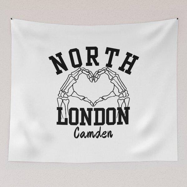 Item preview, Camden North London Skeleton Heart UK Locations designed and sold by HYPNK.