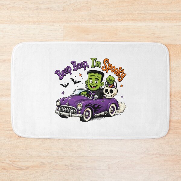 Item preview, Beep Beep I'm Spooky Cute Monster Car Halloween designed and sold by chattsuede.