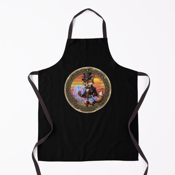 Item preview, Retro Cyber Gambler Fox Vintage Badge designed and sold by DuckOddity.