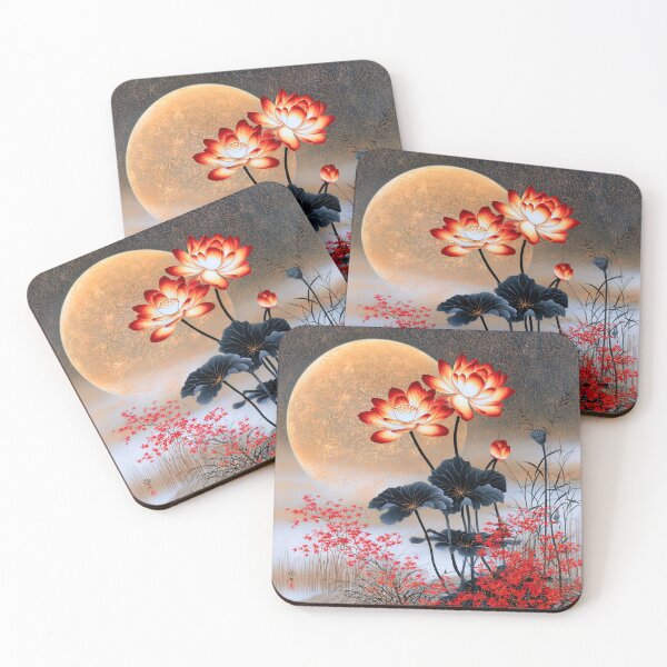 Item preview, Radiance of the Autumn Lotus Moon designed and sold by bloorose.