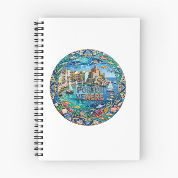 Item preview, Porto Venere Harbor Mosaic Travel Sticker Summer Souvenir designed and sold by Imaginarium of Chaos falcon88 .