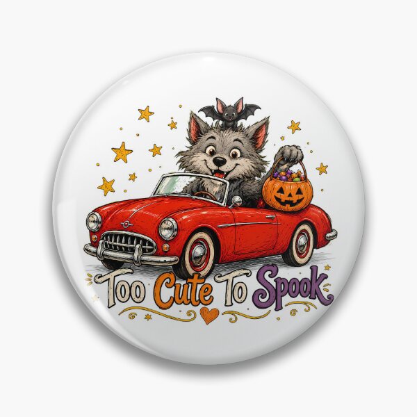 Item preview, Too Cute To Spook Werewolf Halloween For Kids designed and sold by chattsuede.