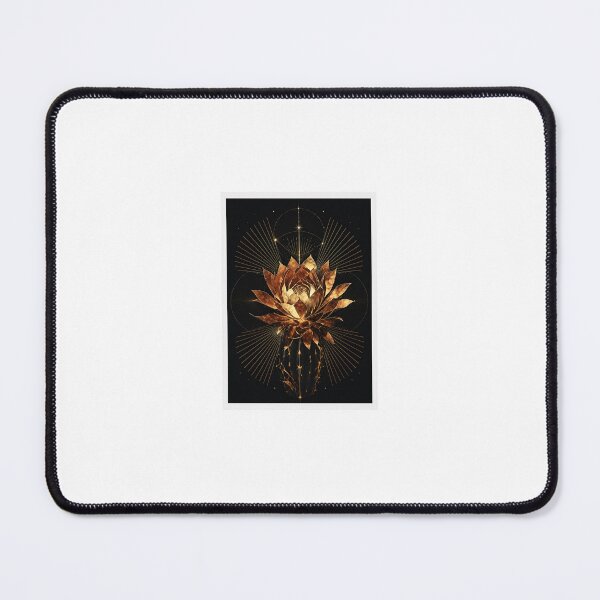 Item preview, Golden Lotus Botanical Wall Art, Elegant Floral Print, Digital Download designed and sold by MahnoorDesigns.
