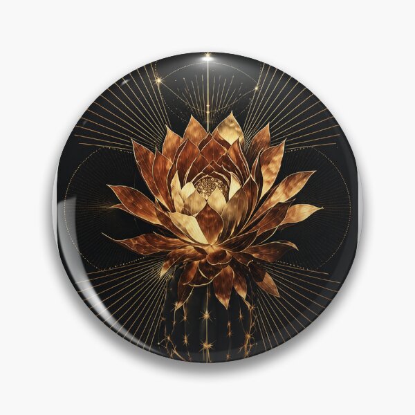 Item preview, Golden Lotus Botanical Wall Art, Elegant Floral Print, Digital Download designed and sold by MahnoorDesigns.