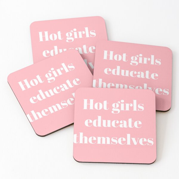 Item preview, Hot Girls Educate Themselves | Book Lover | Feminist Reading Quote | Study Motivation designed and sold by Creations by lyne.