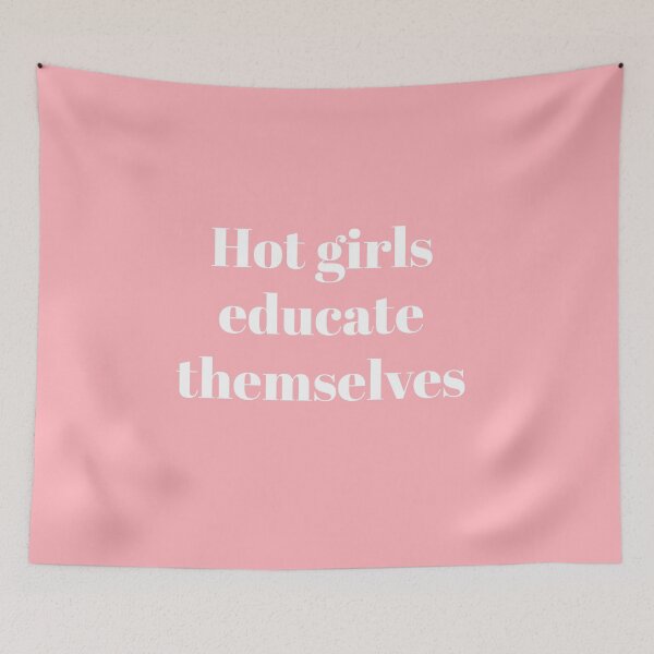 Item preview, Hot Girls Educate Themselves | Book Lover | Feminist Reading Quote | Study Motivation designed and sold by Creations by lyne.