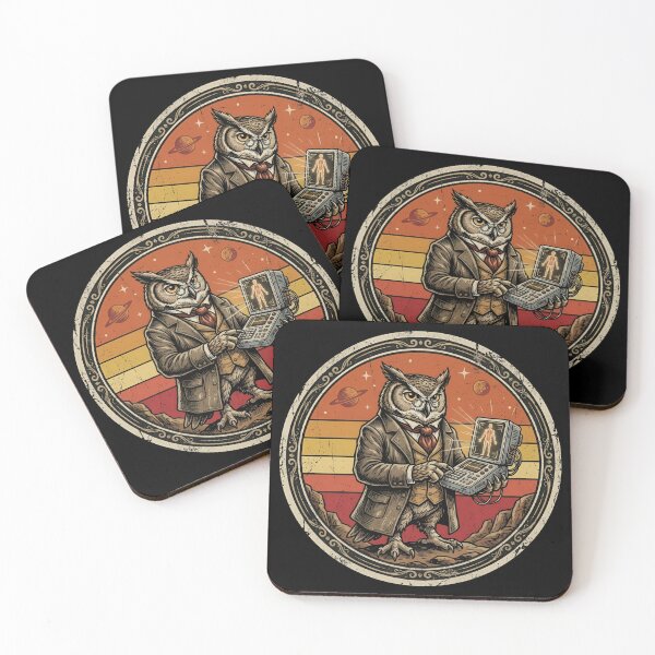 Item preview, Retro Frontier Doctor Owl Vintage Badge designed and sold by DuckOddity.
