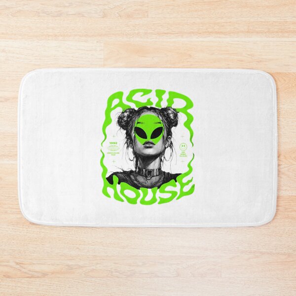 Item preview, 90s Acid House Alien Rave Girl Underground Techno designed and sold by chattsuede.