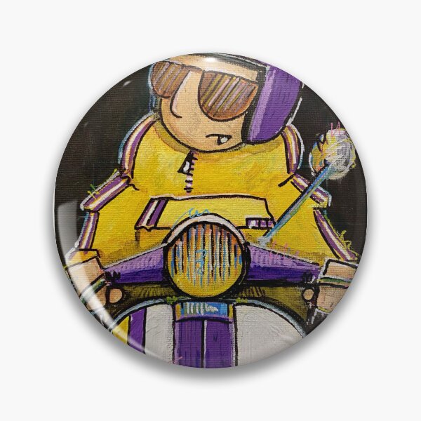 Item preview, Classic Scooter | Vintage Scooter Riders | Retro Mod Inspired Art designed and sold by GWARTGB.