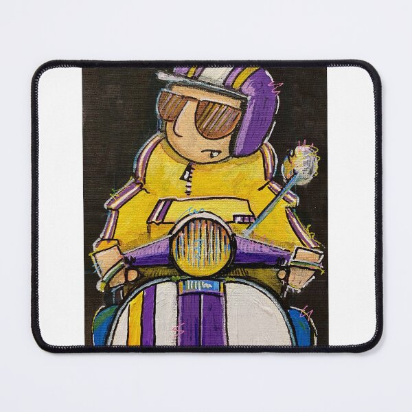 Item preview, Classic Scooter | Vintage Scooter Riders | Retro Mod Inspired Art designed and sold by GWARTGB.