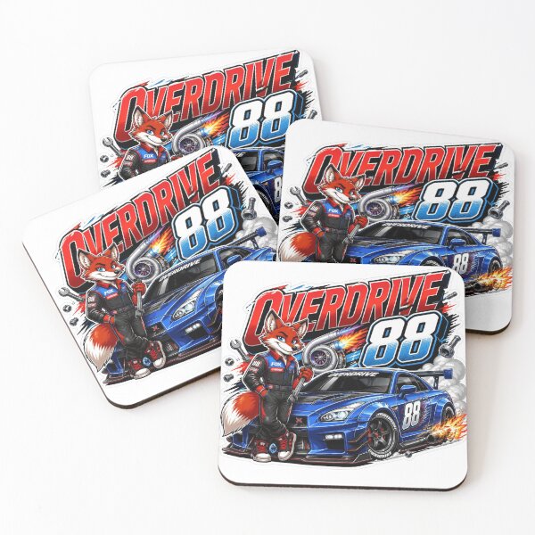 Item preview, Overdrive Turbo Drift Graphic | JDM Racing Car PNG | Streetwear Automotive Sticker | Japanese Car Enthusiast Tee designed and sold by Stylestickers55.